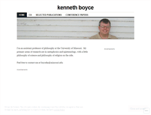 Tablet Screenshot of kennethboyce.com